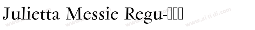 Julietta Messie Regu字体转换